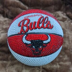 NNWT Chicago Bulls rhinestone encrusted Basketball